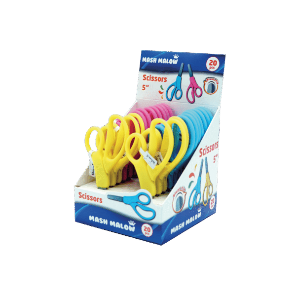 Mashmalow ciseaux metal start 5cm 20pcs