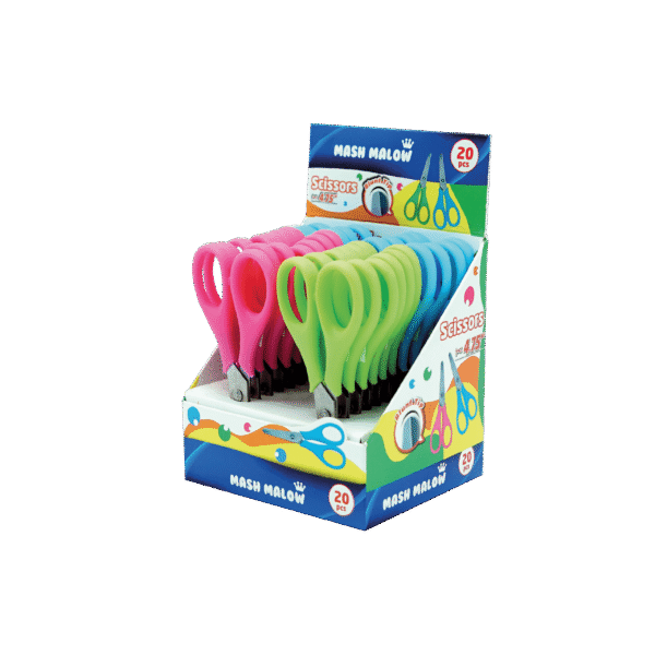 Mashmalow ciseaux metal 11.5cm 20pcs